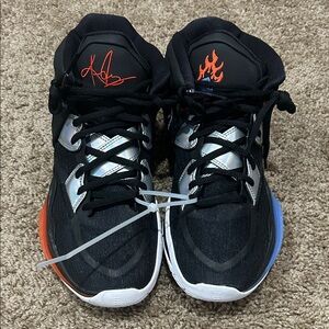 Nike Black and Multicolor Athletic Shoes